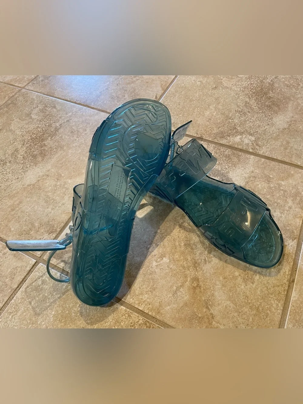 OFF-WHITE Jelly Slingback Sandals